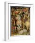 The Adoration of the Magi, Detail of Riders, Horses and Dog, 1423-Gentile Da Fabriano-Framed Premium Giclee Print
