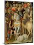The Adoration of the Magi, Detail of Riders, Horses and Dog, 1423-Gentile Da Fabriano-Mounted Premium Giclee Print
