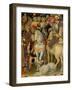 The Adoration of the Magi, Detail of Riders, Horses and Dog, 1423-Gentile Da Fabriano-Framed Giclee Print