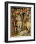 The Adoration of the Magi, Detail of Riders, Horses and Dog, 1423-Gentile Da Fabriano-Framed Giclee Print