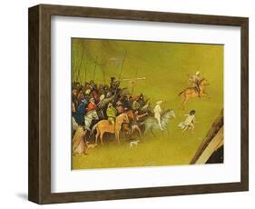 The Adoration of the Magi, Detail of the Background, 1510 (Detail of 3427)-Hieronymus Bosch-Framed Giclee Print