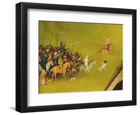 The Adoration of the Magi, Detail of the Background, 1510 (Detail of 3427)-Hieronymus Bosch-Framed Giclee Print