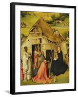 The Adoration of the Magi, Detail of the Central Panel, 1510-Hieronymus Bosch-Framed Giclee Print