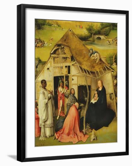 The Adoration of the Magi, Detail of the Central Panel, 1510-Hieronymus Bosch-Framed Giclee Print