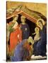 The Adoration of the Magi, Detail of the Maesta Altarpiece, Ca 1308-1311-Duccio di Buoninsegna-Stretched Canvas
