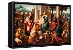 The Adoration of the Magi, Early16th C-Bonifacio Veronese-Framed Stretched Canvas