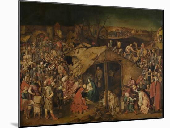 The Adoration of the Magi, First Third of 17th C-Pieter Brueghel the Younger-Mounted Giclee Print