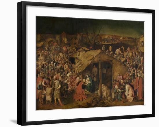 The Adoration of the Magi, First Third of 17th C-Pieter Brueghel the Younger-Framed Giclee Print