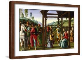 The Adoration of the Magi, Late 15th-Early 16th Century-Perugino-Framed Giclee Print