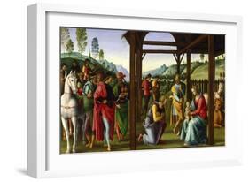 The Adoration of the Magi, Late 15th-Early 16th Century-Perugino-Framed Giclee Print