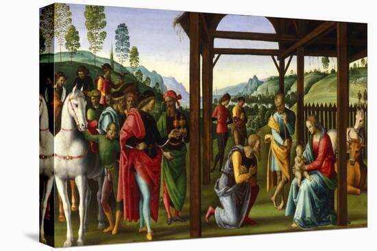 The Adoration of the Magi, Late 15th-Early 16th Century-Perugino-Stretched Canvas