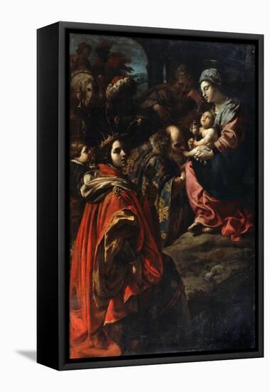 The Adoration of the Magi, Late 16th or 17th Century-Rutilio Manetti-Framed Stretched Canvas