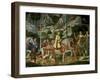 The Adoration of the Magi. Lorenzo il Magnifico. Close-up of Lorenzo il Magnifico and his courtiers-Benozzo Gozzoli-Framed Giclee Print