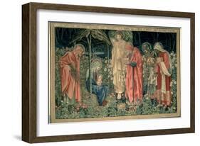 The Adoration of the Magi, Made by William Morris and Co., Merton Abbey-Burne-Jones & Morris-Framed Giclee Print