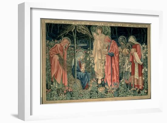 The Adoration of the Magi, Made by William Morris and Co., Merton Abbey-Burne-Jones & Morris-Framed Giclee Print