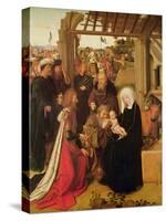 The Adoration of the Magi (Oil on Oak Panel)-Gerard David-Stretched Canvas