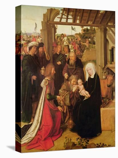 The Adoration of the Magi (Oil on Oak Panel)-Gerard David-Stretched Canvas