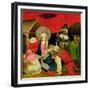 The Adoration of the Magi, Panel from St. Thomas Altar from St. John's Church, Hamburg, Begun 1424-Master Francke-Framed Giclee Print