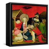 The Adoration of the Magi, Panel from St. Thomas Altar from St. John's Church, Hamburg, Begun 1424-Master Francke-Framed Stretched Canvas