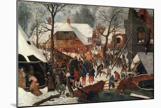 The Adoration of the Magi, Second Half of the 16th Century-Pieter Brueghel the Younger-Mounted Giclee Print