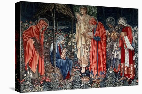 The Adoration of the Magi, Tapestry, 1890-Morris & Co-Stretched Canvas