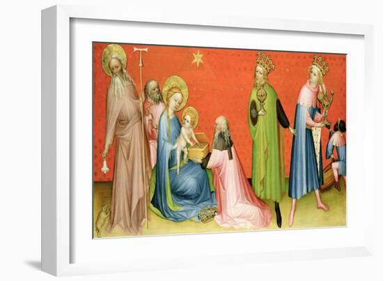 The Adoration of the Magi with St Anthony Abbot, 1400-10-German School-Framed Giclee Print