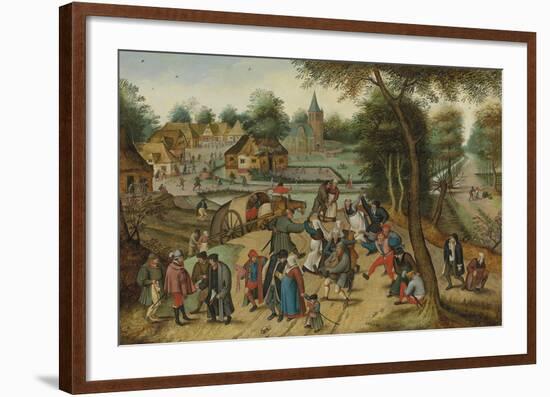 The Adoration of the Magi-Pieter Brueghel the Younger-Framed Premium Giclee Print