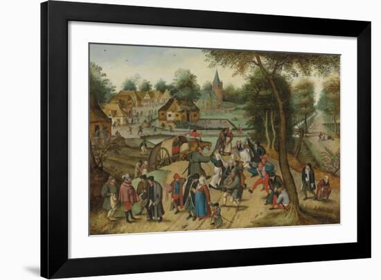 The Adoration of the Magi-Pieter Brueghel the Younger-Framed Premium Giclee Print