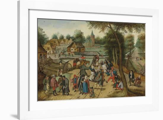 The Adoration of the Magi-Pieter Brueghel the Younger-Framed Premium Giclee Print