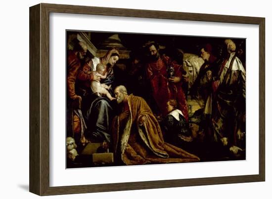 The Adoration of the Magi-Paolo Veronese-Framed Giclee Print