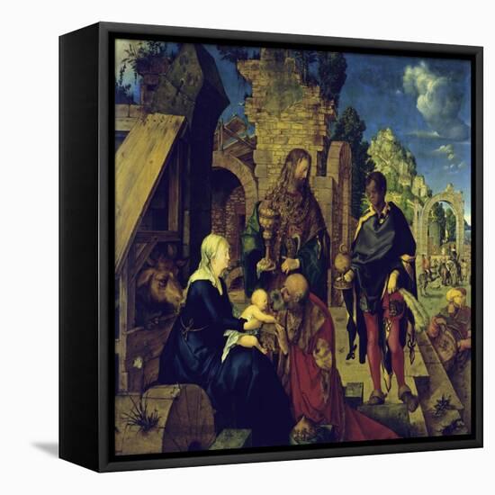 The Adoration of the Magi-Albrecht Dürer-Framed Stretched Canvas