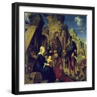 The Adoration of the Magi-Albrecht Dürer-Framed Giclee Print