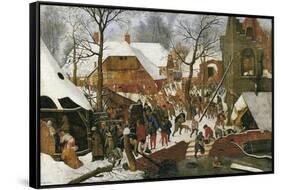 The Adoration of the Magi-Pieter Brueghel the Younger-Framed Stretched Canvas