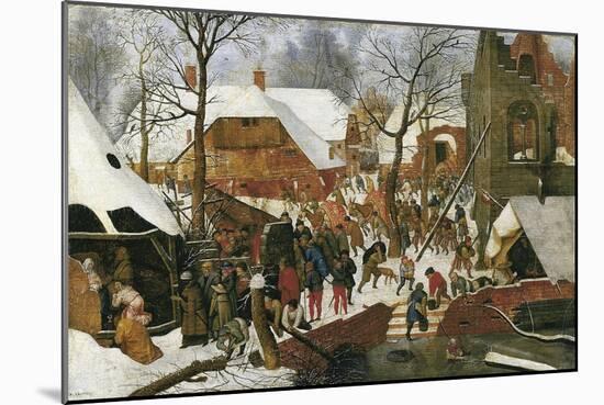 The Adoration of the Magi-Pieter Brueghel the Younger-Mounted Art Print