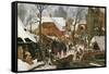 The Adoration of the Magi-Pieter Brueghel the Younger-Framed Stretched Canvas