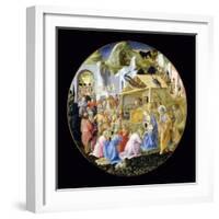 The Adoration of the Magi-Fra Angelico and Fra Filippo Lippi-Framed Giclee Print