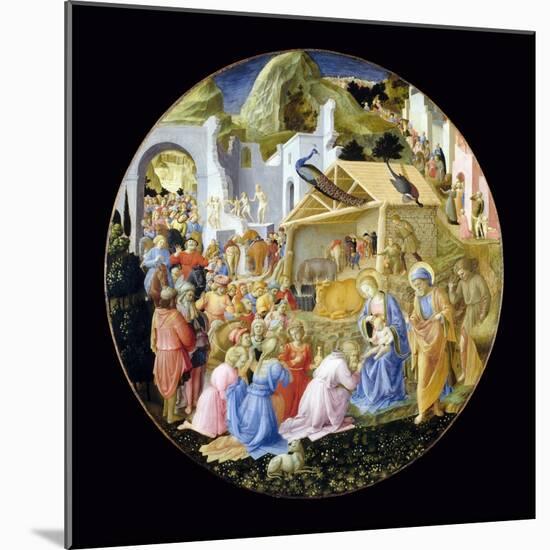 The Adoration of the Magi-Fra Angelico and Fra Filippo Lippi-Mounted Giclee Print