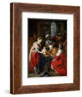 The Adoration of the Magi-Peter Paul Rubens-Framed Giclee Print