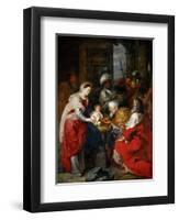 The Adoration of the Magi-Peter Paul Rubens-Framed Giclee Print