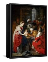 The Adoration of the Magi-Peter Paul Rubens-Framed Stretched Canvas