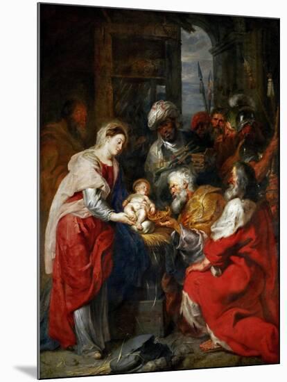 The Adoration of the Magi-Peter Paul Rubens-Mounted Giclee Print