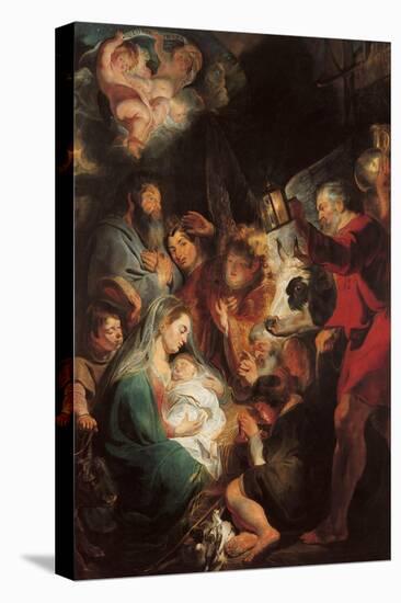 The Adoration of the Magi-Jacob Jordaens-Stretched Canvas