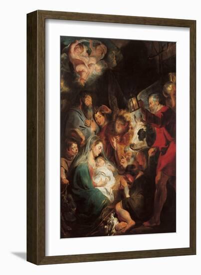 The Adoration of the Magi-Jacob Jordaens-Framed Giclee Print