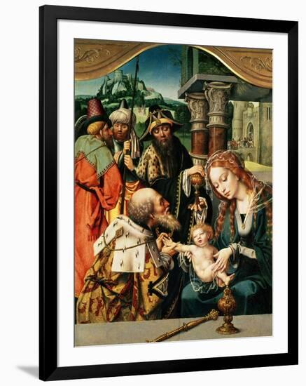 The Adoration of the Magi-Jan Gossaert-Framed Giclee Print