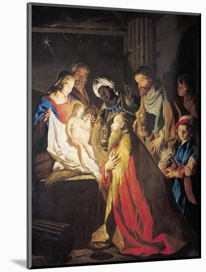 The Adoration of the Magi-Matthias Stomer-Mounted Giclee Print