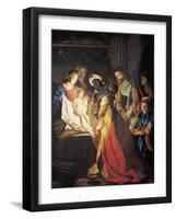 The Adoration of the Magi-Matthias Stomer-Framed Giclee Print