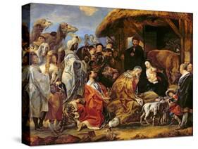 The Adoration of the Magi-Jacob Jordaens-Stretched Canvas