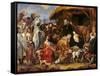 The Adoration of the Magi-Jacob Jordaens-Framed Stretched Canvas