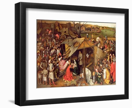 The Adoration of the Magi-Pieter Brueghel the Younger-Framed Premium Giclee Print