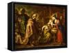 The Adoration of the Magi-Orazio de' Ferrari-Framed Stretched Canvas